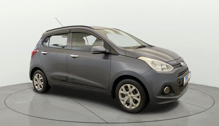 2015 Hyundai Grand i10 SPORTZ 1.2 KAPPA VTVT, Petrol, Manual, 57,837 km, Right Front Diagonal