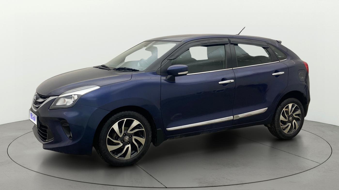 2020 Toyota Glanza V, Petrol, Manual, 67,131 km, Left Front Diagonal