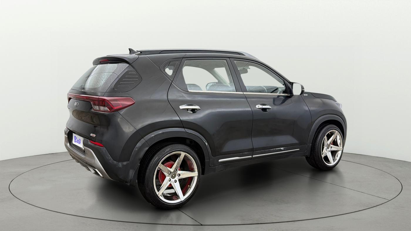 2021 KIA SONET HTX 1.0 IMT, Petrol, Manual, 32,077 km, Right Back Diagonal