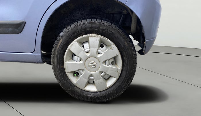 2014 Maruti Wagon R 1.0 LXI, Petrol, Manual, 77,060 km, Left Rear Wheel