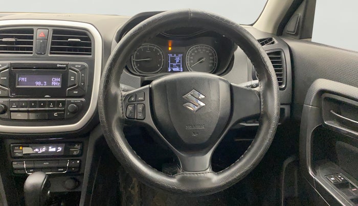 2020 Maruti Vitara Brezza VXI AT SHVS, Petrol, Automatic, 46,006 km, Steering Wheel Close Up