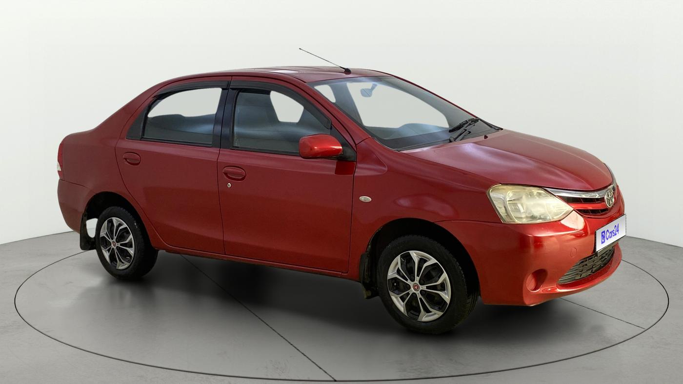 2012 Toyota Etios G, Petrol, Manual, 53,822 km, Right Front Diagonal