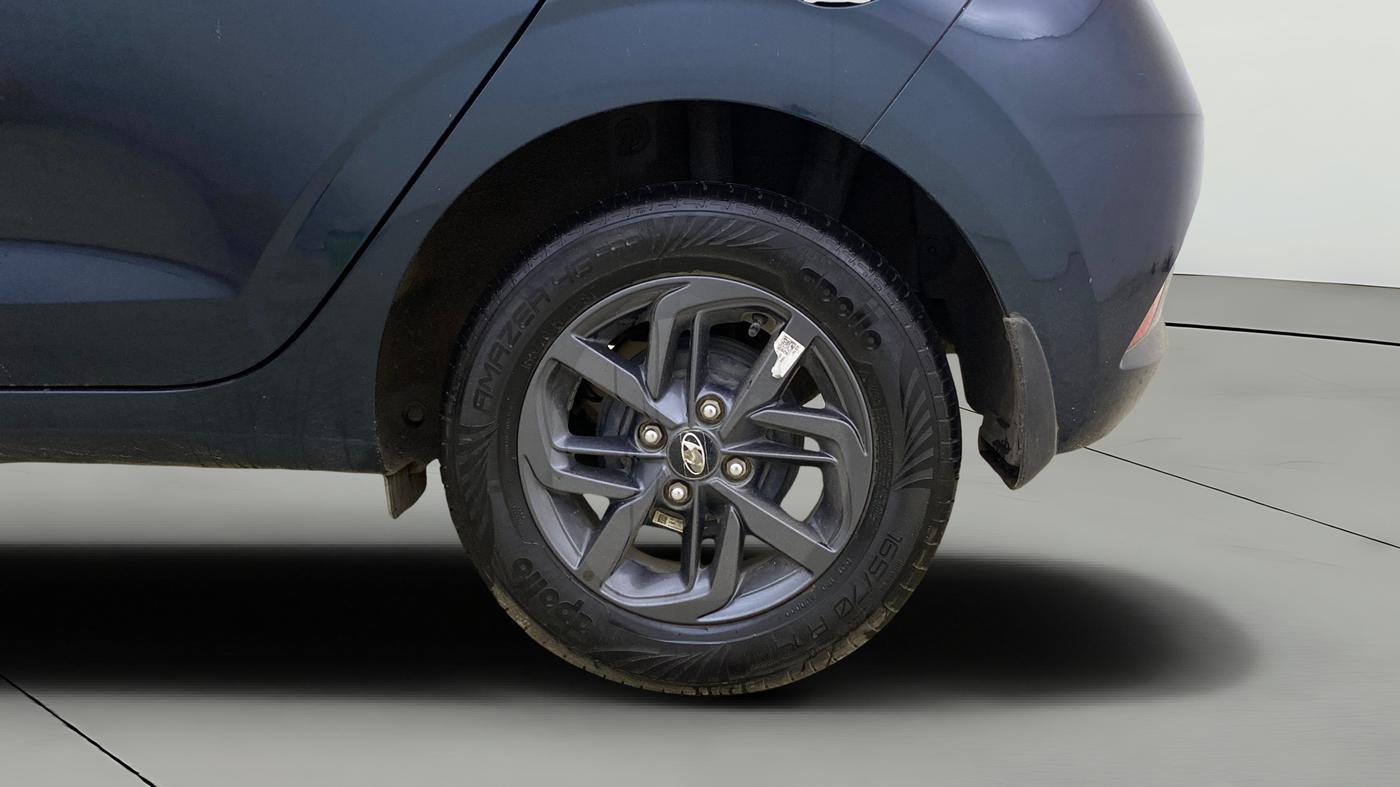 2022 Hyundai GRAND I10 NIOS SPORTZ AMT 1.2 KAPPA VTVT, Petrol, Automatic, 3,852 km, Left Rear Wheel