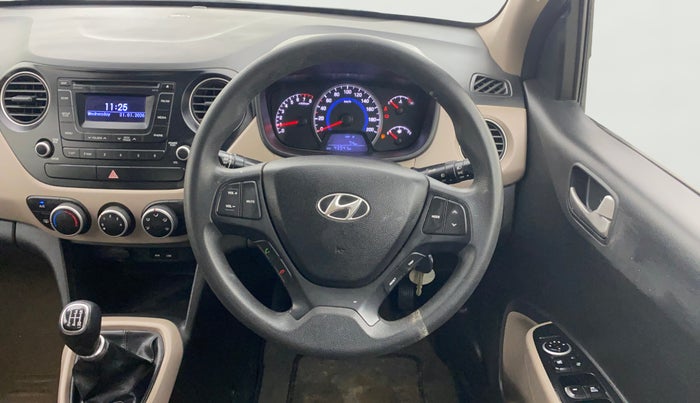 2015 Hyundai Grand i10 SPORTZ 1.2 KAPPA VTVT, Petrol, Manual, 43,941 km, Steering Wheel Close Up