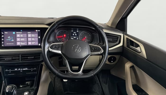 2022 Volkswagen VIRTUS HIGHLINE TSI 1.0 MT, Petrol, Manual, 77,526 km, Steering Wheel Close Up