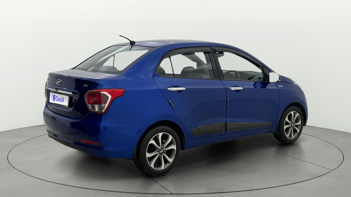 2015 Hyundai Xcent SX AT 1.2 (O), Petrol, Automatic, 63,320 km, Right Back Diagonal