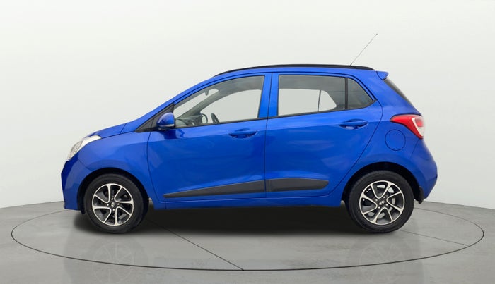2017 Hyundai Grand i10 SPORTZ (O) AT 1.2 KAPPA VTVT, Petrol, Automatic, 80,082 km, Left Side