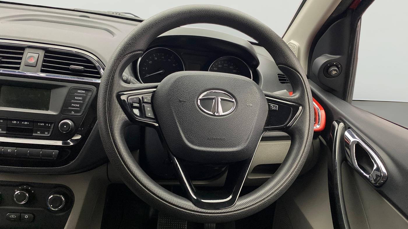 2019 Tata Tiago XZA PETROL, Petrol, Automatic, 23,492 km, Steering Wheel Close Up