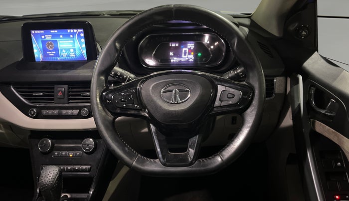 2020 Tata NEXON XZA PLUS (O) PETROL, Petrol, Automatic, 86,467 km, Steering Wheel Close Up