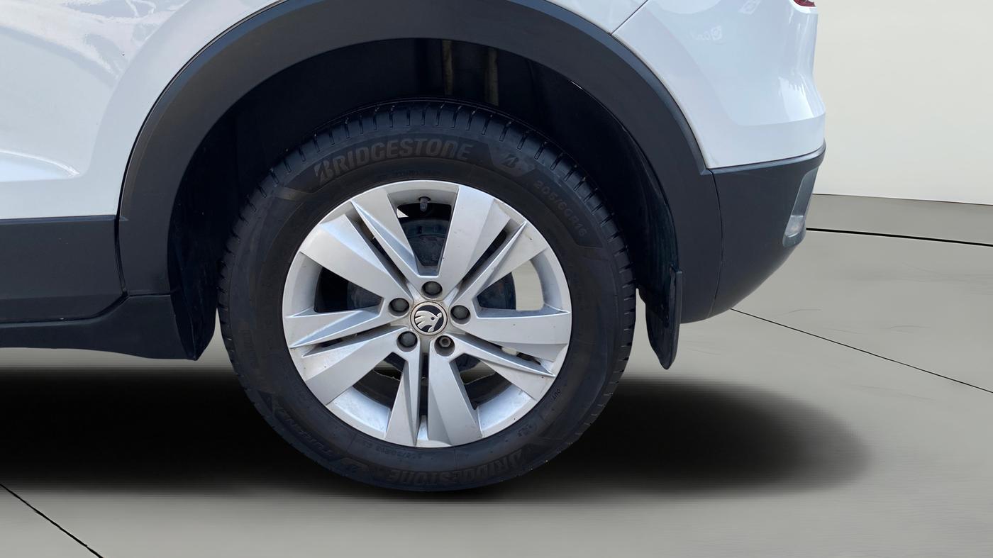 2022 Skoda KUSHAQ AMBITION 1.0L TSI AT, Petrol, Automatic, 72,030 km, Left Rear Wheel