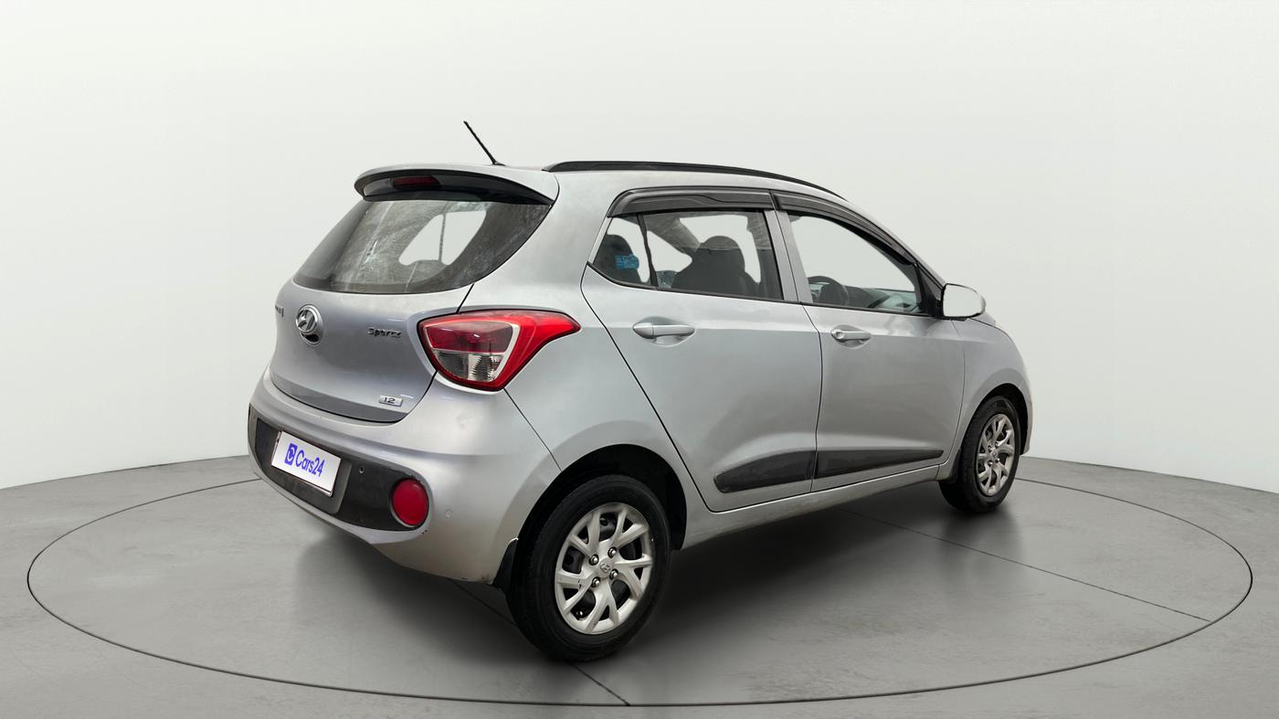 2019 Hyundai Grand i10 SPORTZ 1.2 KAPPA VTVT, Petrol, Manual, 72,694 km, Right Back Diagonal