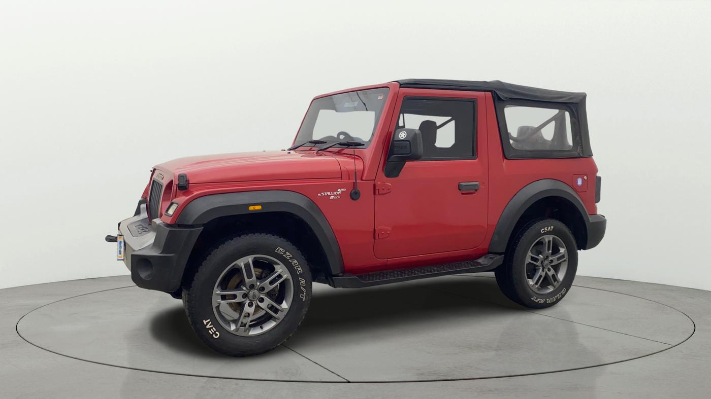 2021 Mahindra Thar LX  P 4WD AT CONVERTIBLE, Petrol, Automatic, 40,573 km, Left Front Diagonal