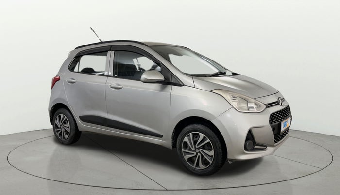 2017 Hyundai Grand i10 SPORTZ (O) 1.2 KAPPA VTVT, Petrol, Manual, 82,076 km, Right Front Diagonal