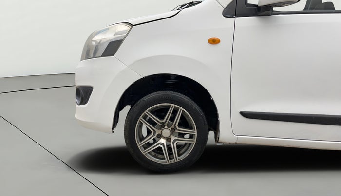 2014 Maruti Wagon R 1.0 VXI, Petrol, Manual, 77,369 km, Left Front Wheel