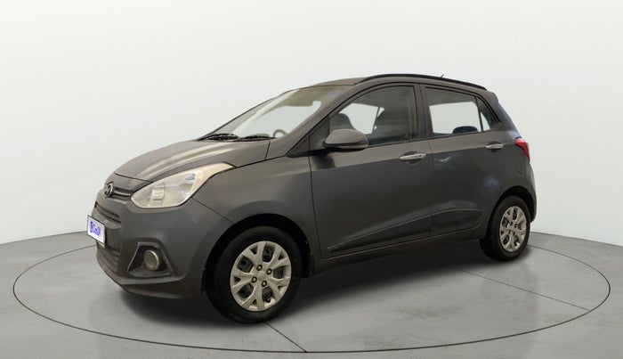 2014 Hyundai Grand i10 SPORTZ 1.2 KAPPA VTVT, Petrol, Manual, 64,674 km, Left Front Diagonal
