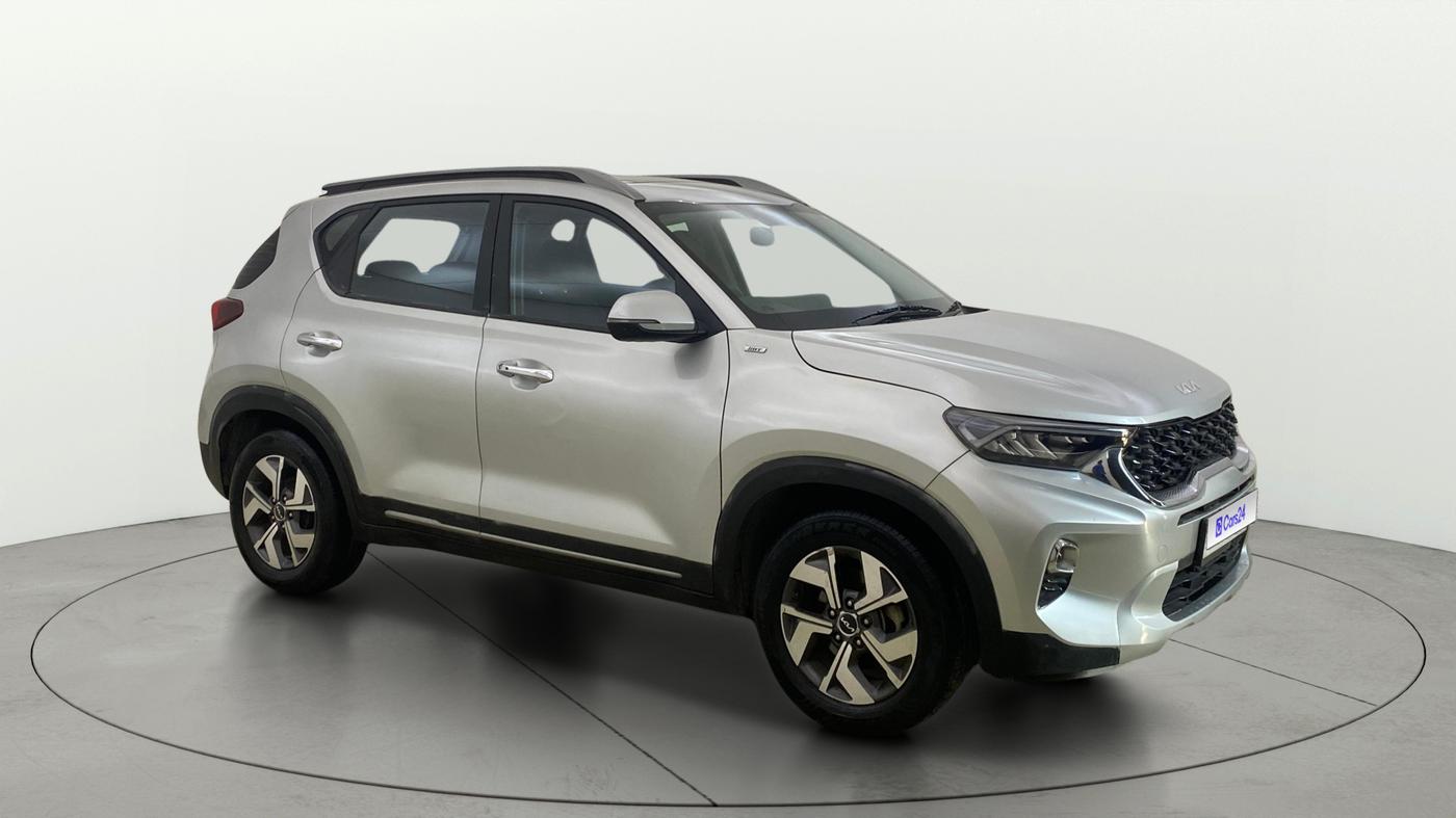 2023 KIA SONET HTX 1.0 IMT, Petrol, Manual, 57,601 km, Right Front Diagonal
