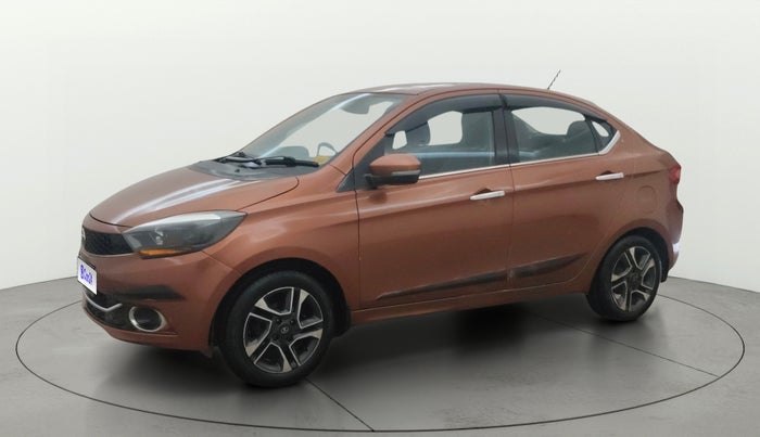 2017 Tata TIGOR XZ (O) PETROL, CNG, Manual, 1,13,119 km, Left Front Diagonal
