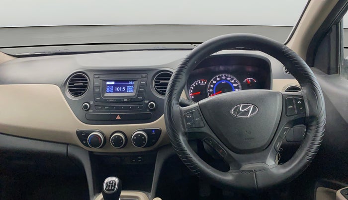2016 Hyundai Grand i10 SPORTZ 1.2 KAPPA VTVT, Petrol, Manual, 76,656 km, Steering Wheel Close Up