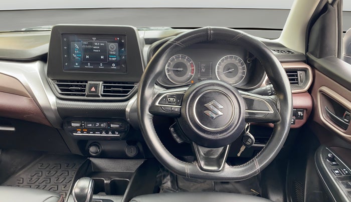 2023 Maruti FRONX DELTA PLUS 1.2L AGS, Petrol, Automatic, 48,912 km, Steering Wheel Close Up