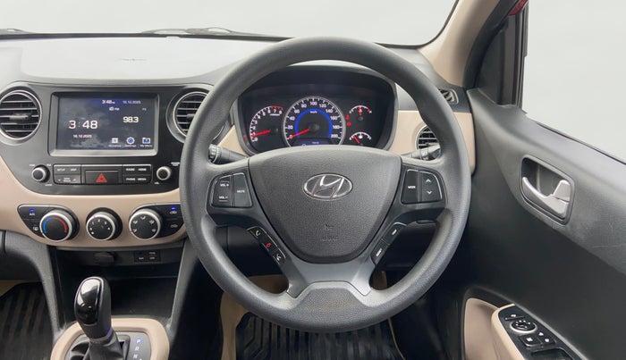 2019 Hyundai Grand i10 SPORTZ AT 1.2 KAPPA VTVT, Petrol, Automatic, 77,547 km, Steering Wheel Close Up