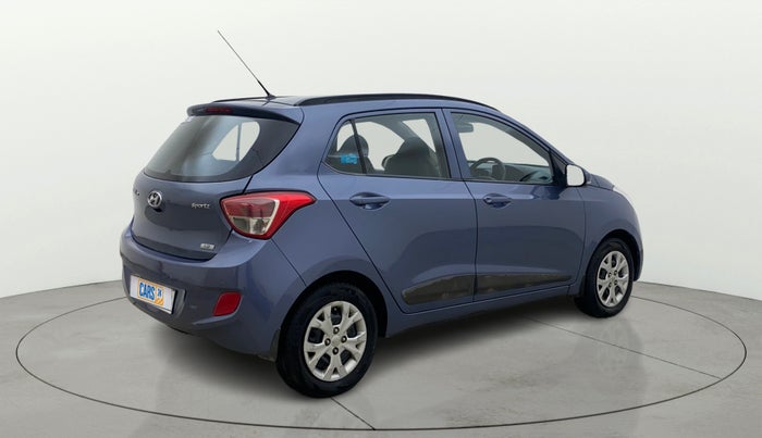 2015 Hyundai Grand i10 SPORTZ 1.2 KAPPA VTVT, Petrol, Manual, 79,239 km, Right Back Diagonal