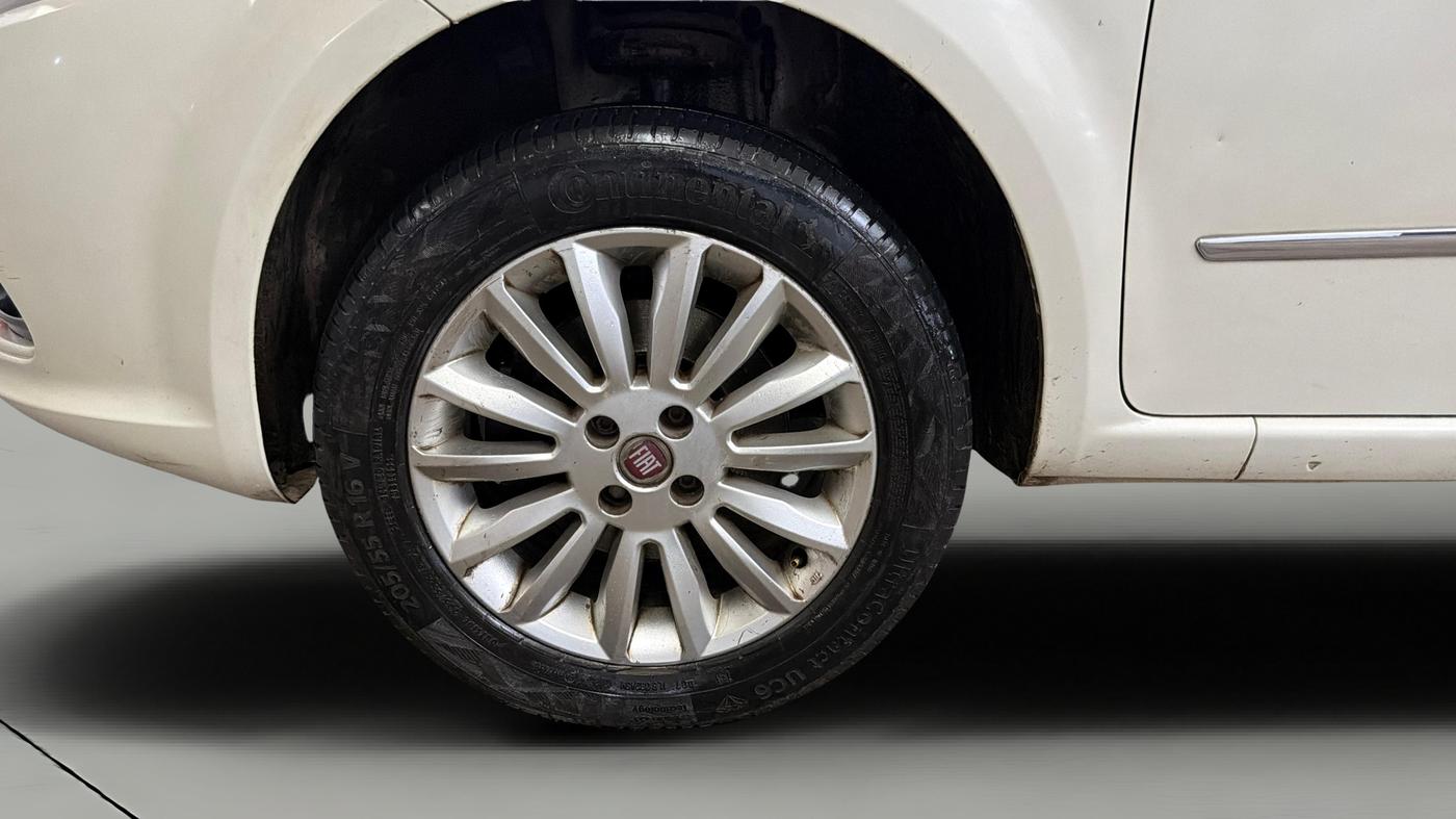 2019 Fiat Linea EMOTION 1.4 L T JET 125S, Petrol, Manual, 1,07,490 km, Left Front Wheel