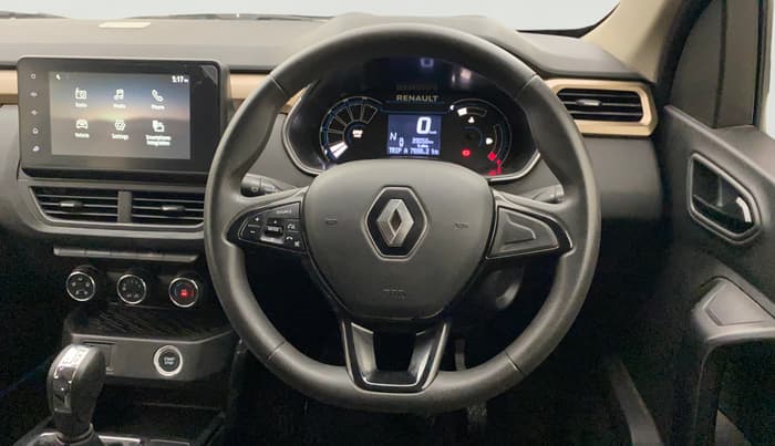 2022 Renault Kiger RXT (O) AMT, Petrol, Automatic, 39,056 km, Steering Wheel Close Up