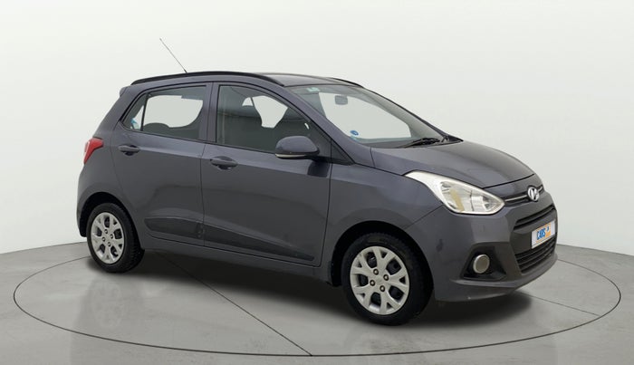 2015 Hyundai Grand i10 SPORTZ 1.2 KAPPA VTVT, Petrol, Manual, 33,844 km, Right Front Diagonal