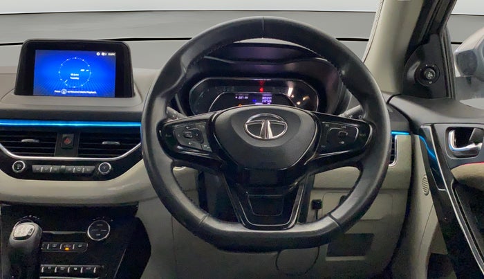 2021 Tata NEXON XZ PLUS (O) PETROL, CNG, Manual, 35,386 km, Steering Wheel Close Up