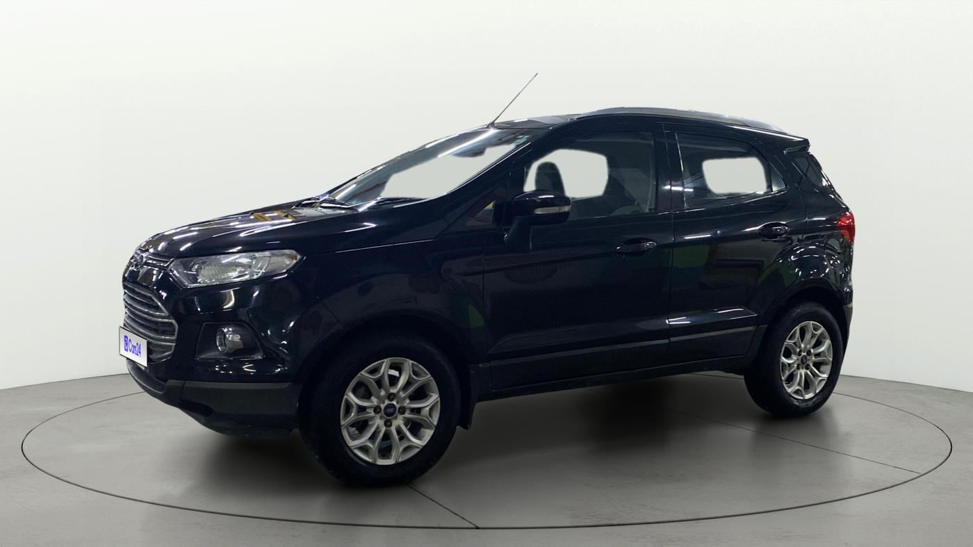 2014 Ford Ecosport TITANIUM 1.5L PETROL AT, Petrol, Automatic, 74,800 km, Left Front Diagonal