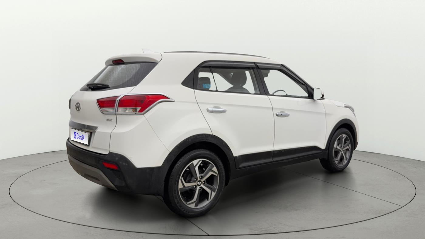 2018 Hyundai Creta SX (O) 1.6 PETROL, Petrol, Manual, 47,399 km, Right Back Diagonal