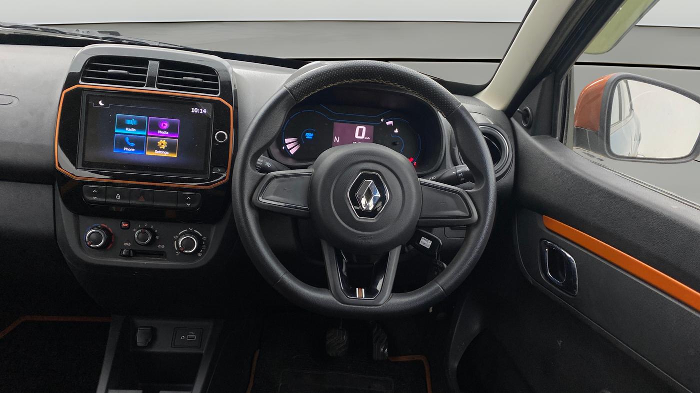 2020 Renault Kwid CLIMBER 1.0 AMT (O), Petrol, Automatic, 12,176 km, Steering Wheel Close Up