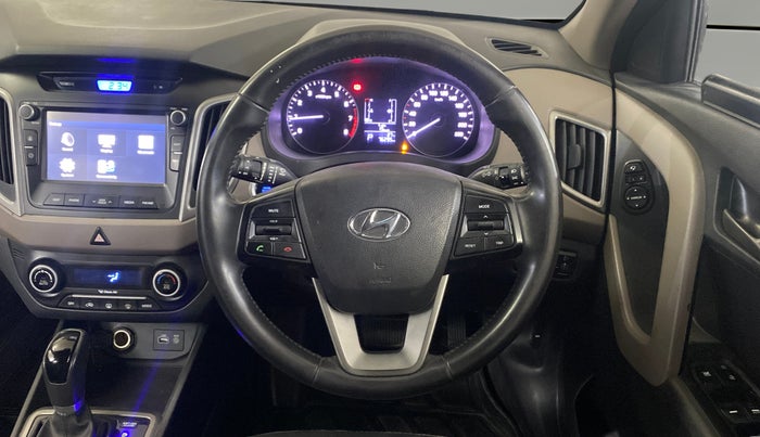 2017 Hyundai Creta SX PLUS AT 1.6 PETROL, Petrol, Automatic, 76,258 km, Steering Wheel Close Up