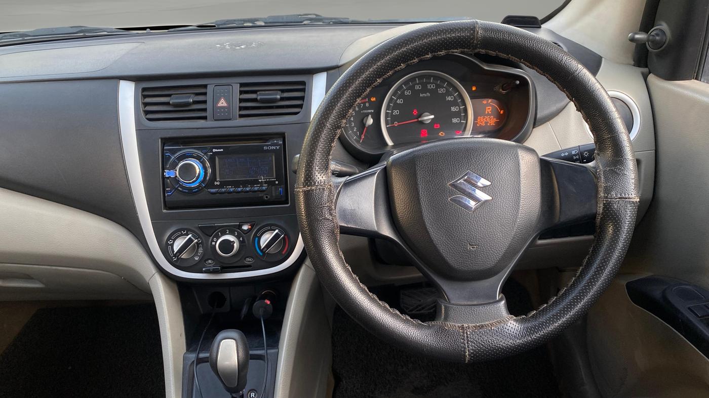 2015 Maruti Celerio VXI AMT, Petrol, Automatic, 86,259 km, Steering Wheel Close Up