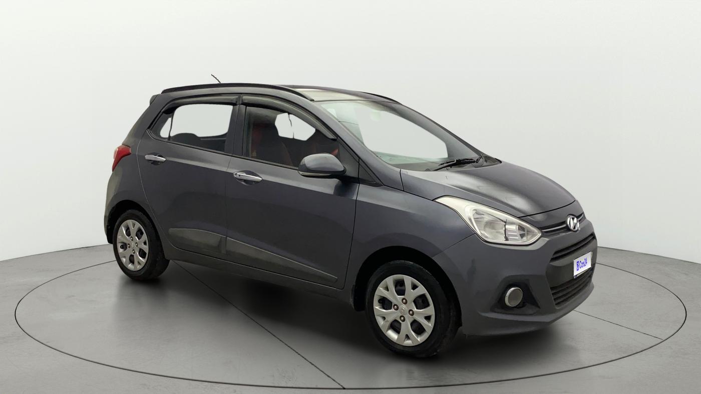 2014 Hyundai Grand i10 SPORTZ 1.2 KAPPA VTVT, Petrol, Manual, 48,983 km, Right Front Diagonal
