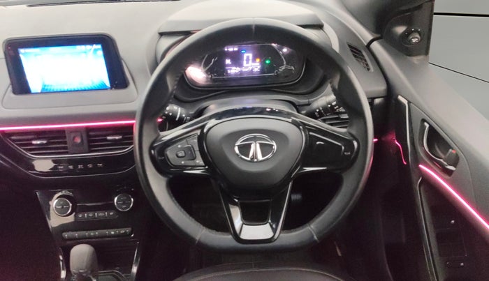 2023 Tata NEXON XZA PLUS PETROL DARK EDITION, Petrol, Automatic, 51,883 km, Steering Wheel Close Up