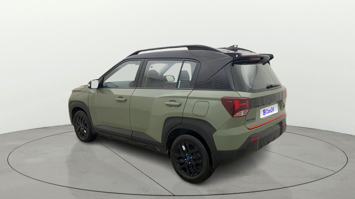 2024 Hyundai EXTER SX (O) Connect 1.2 AMT Knight Edition, Petrol, Automatic, 4,295 km, Left Back Diagonal