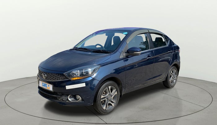 2019 Tata TIGOR XZ PLUS PETROL, CNG, Manual, 1,24,814 km, Left Front Diagonal