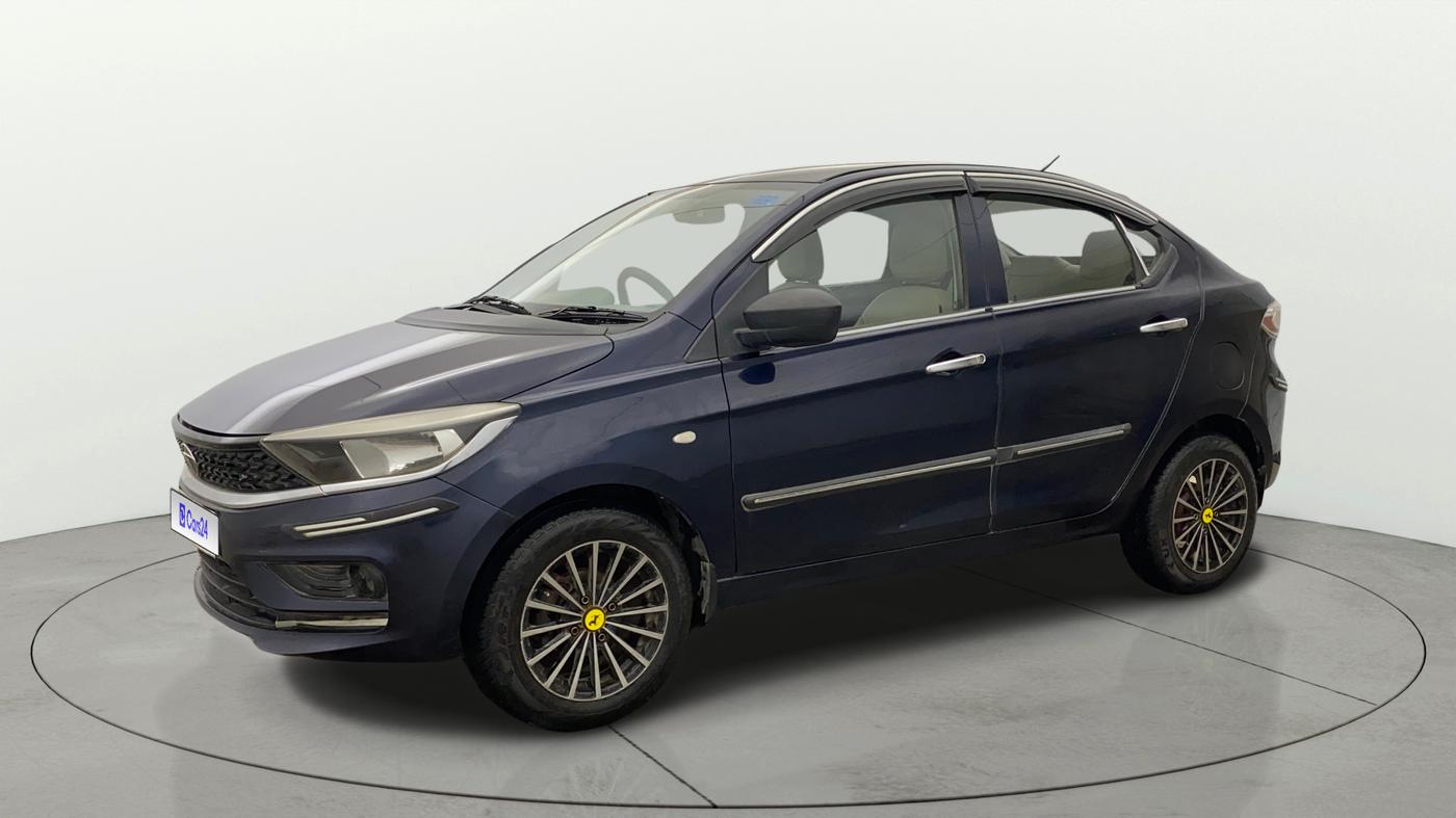 2021 Tata TIGOR XE PETROL, CNG, Manual, 99,468 km, Left Front Diagonal