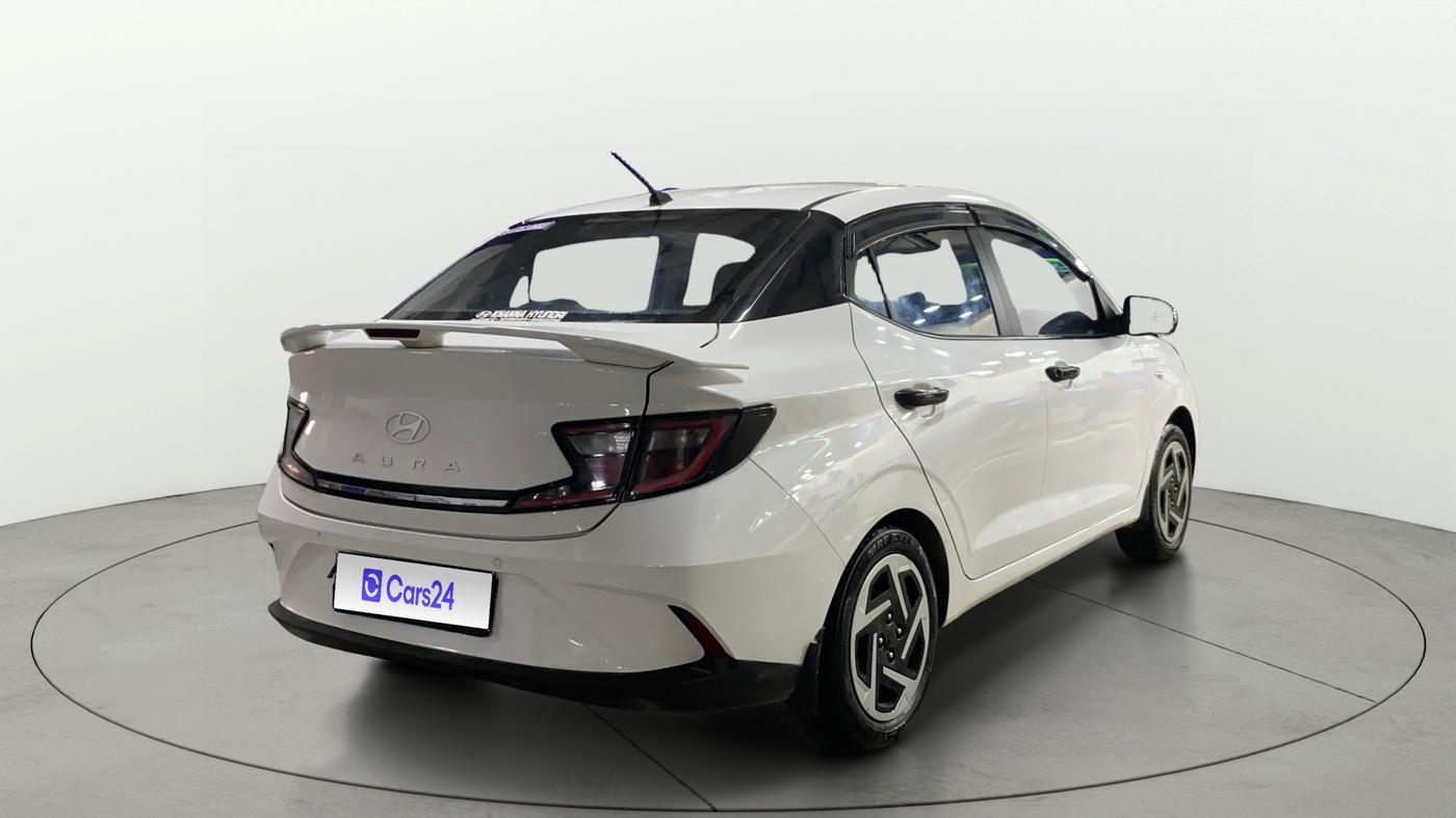 2025 Hyundai AURA S 1.2, CNG, Manual, 23,514 km, Right Back Diagonal