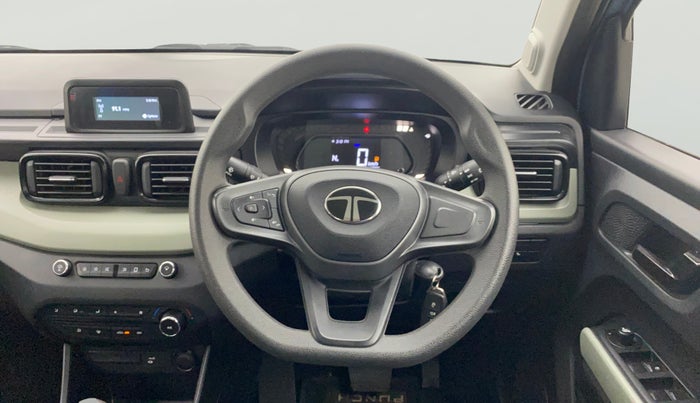 2024 Tata PUNCH ADVENTURE AMT, Petrol, Automatic, 4,233 km, Steering Wheel Close Up