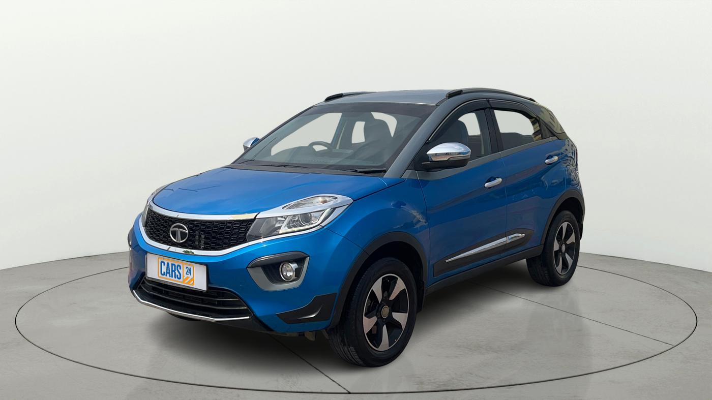 2019 Tata NEXON XZ PLUS PETROL DUAL TONE, Petrol, Manual, 57,328 km, Left Front Diagonal