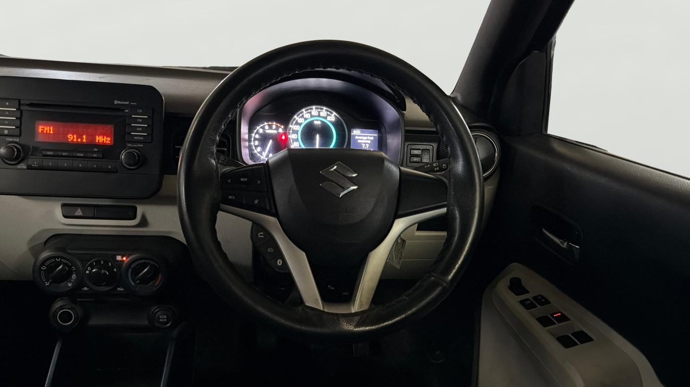 2017 Maruti IGNIS DELTA 1.2, Petrol, Manual, 66,295 km, Steering Wheel Close Up