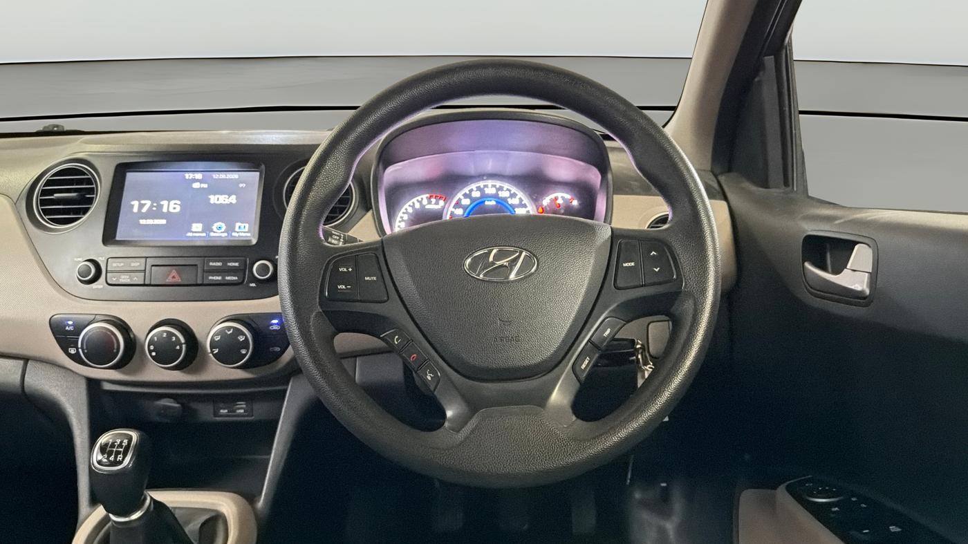 2019 Hyundai Grand i10 SPORTZ 1.2 KAPPA VTVT, Petrol, Manual, 75,953 km, Steering Wheel Close Up