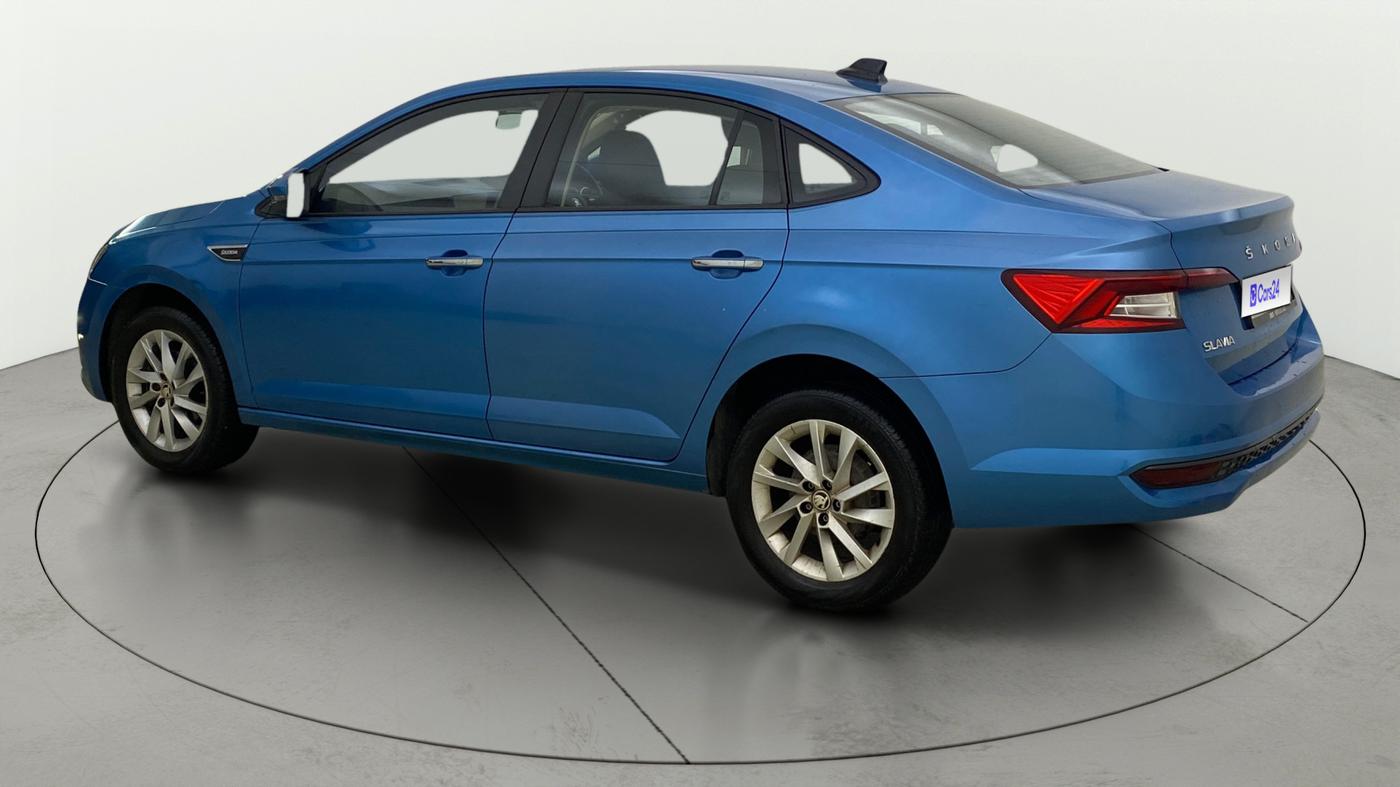 2022 Skoda SLAVIA AMBITION 1.0L TSI AT, Petrol, Automatic, 23,133 km, Left Back Diagonal