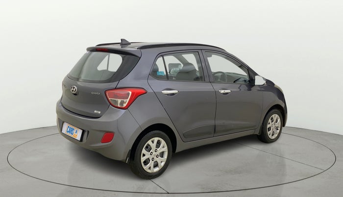 2014 Hyundai Grand i10 SPORTZ 1.2 KAPPA VTVT, Petrol, Manual, 79,858 km, Right Back Diagonal