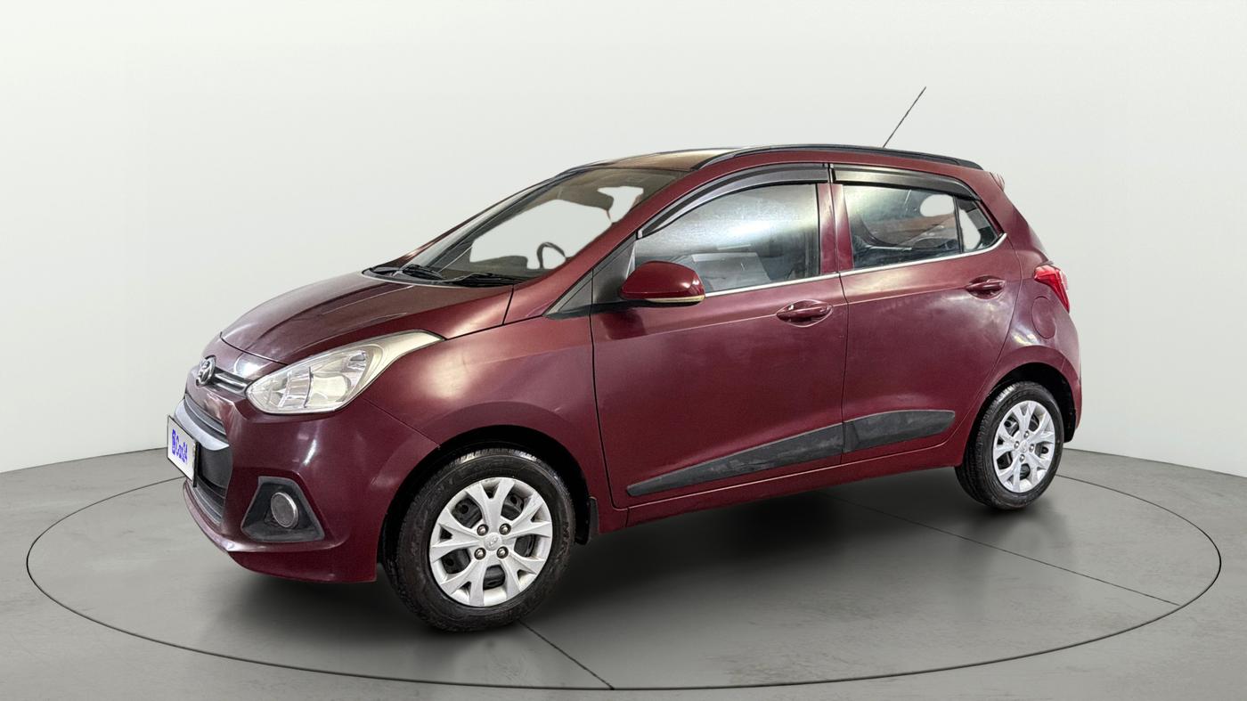 2016 Hyundai Grand i10 SPORTZ 1.2 KAPPA VTVT, Petrol, Manual, 25,434 km, Left Front Diagonal