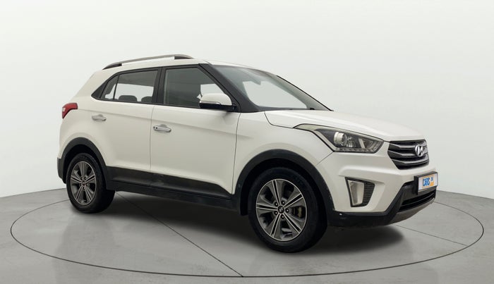 2018 Hyundai Creta SX PLUS AT 1.6 DIESEL, Diesel, Automatic, 1,18,639 km, Right Front Diagonal