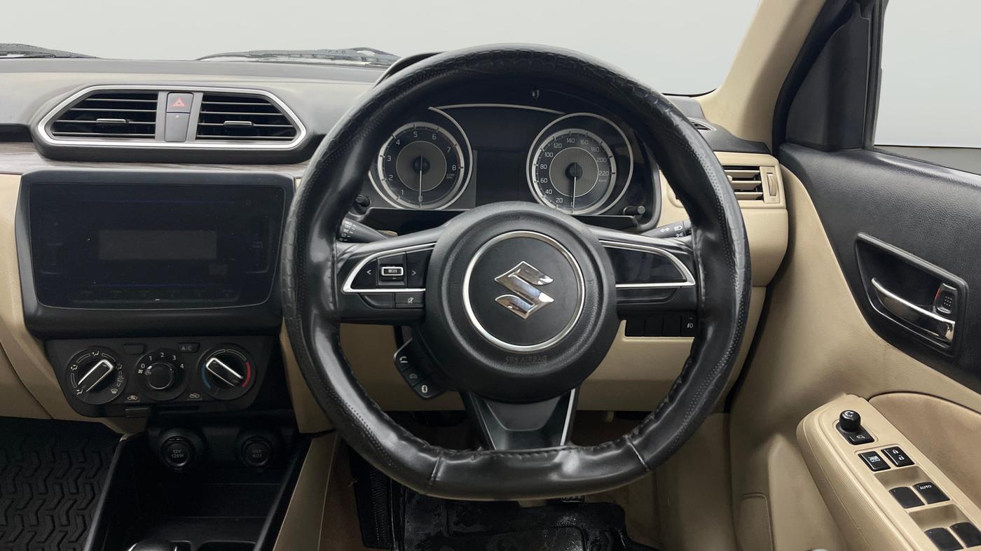 2022 Maruti Dzire VXI AMT, Petrol, Automatic, 96,666 km, Steering Wheel Close Up