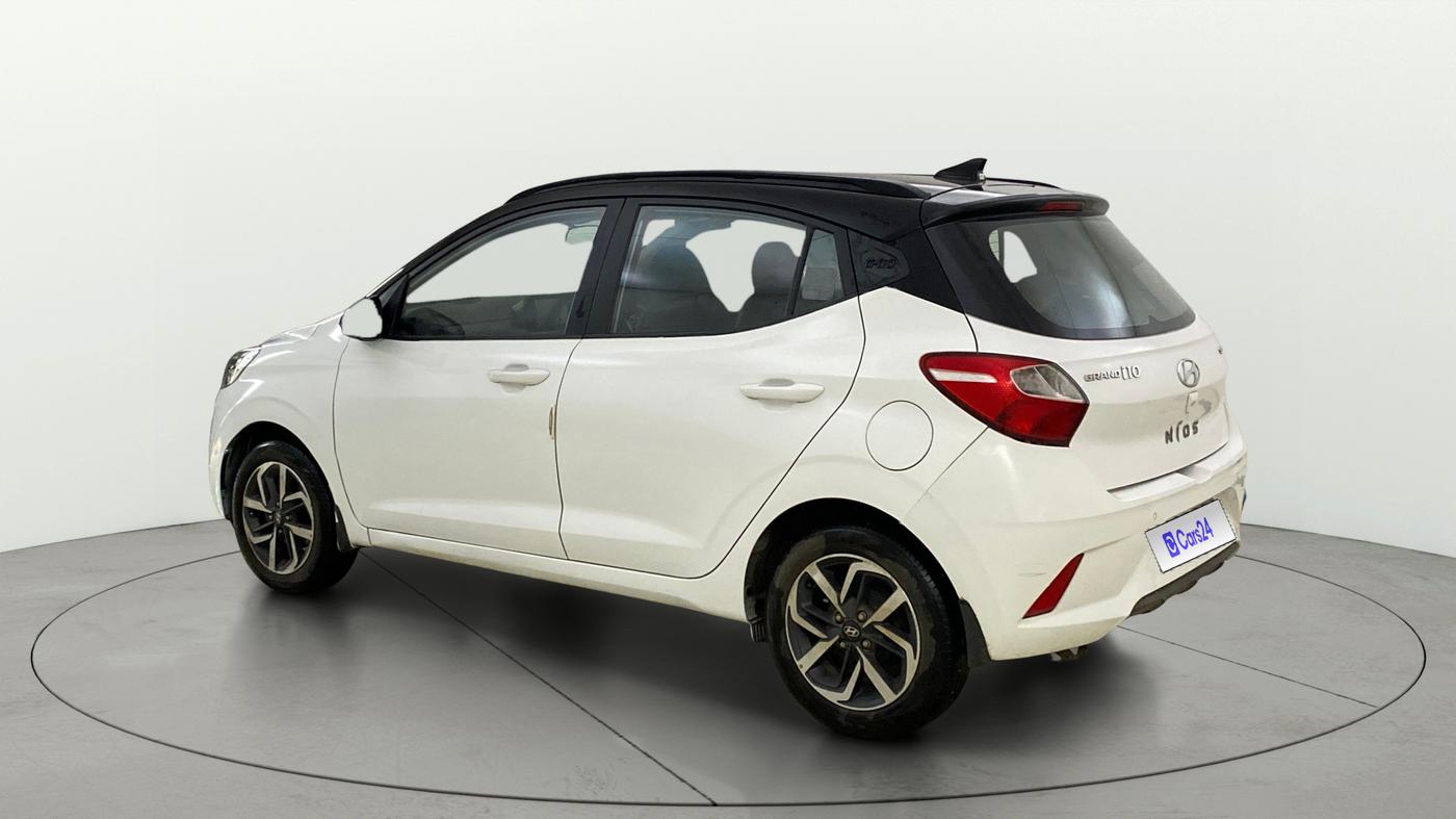 2021 Hyundai GRAND I10 NIOS SPORTZ 1.2 KAPPA VTVT DUAL TONE, Petrol, Manual, 83,757 km, Left Back Diagonal